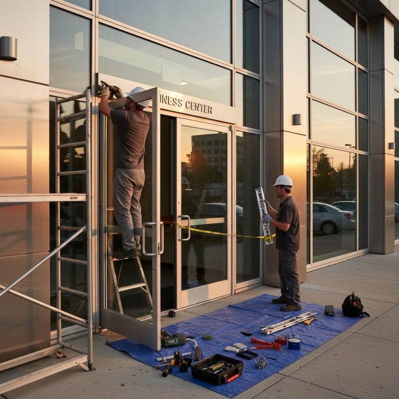 Commercial Front Door Repair